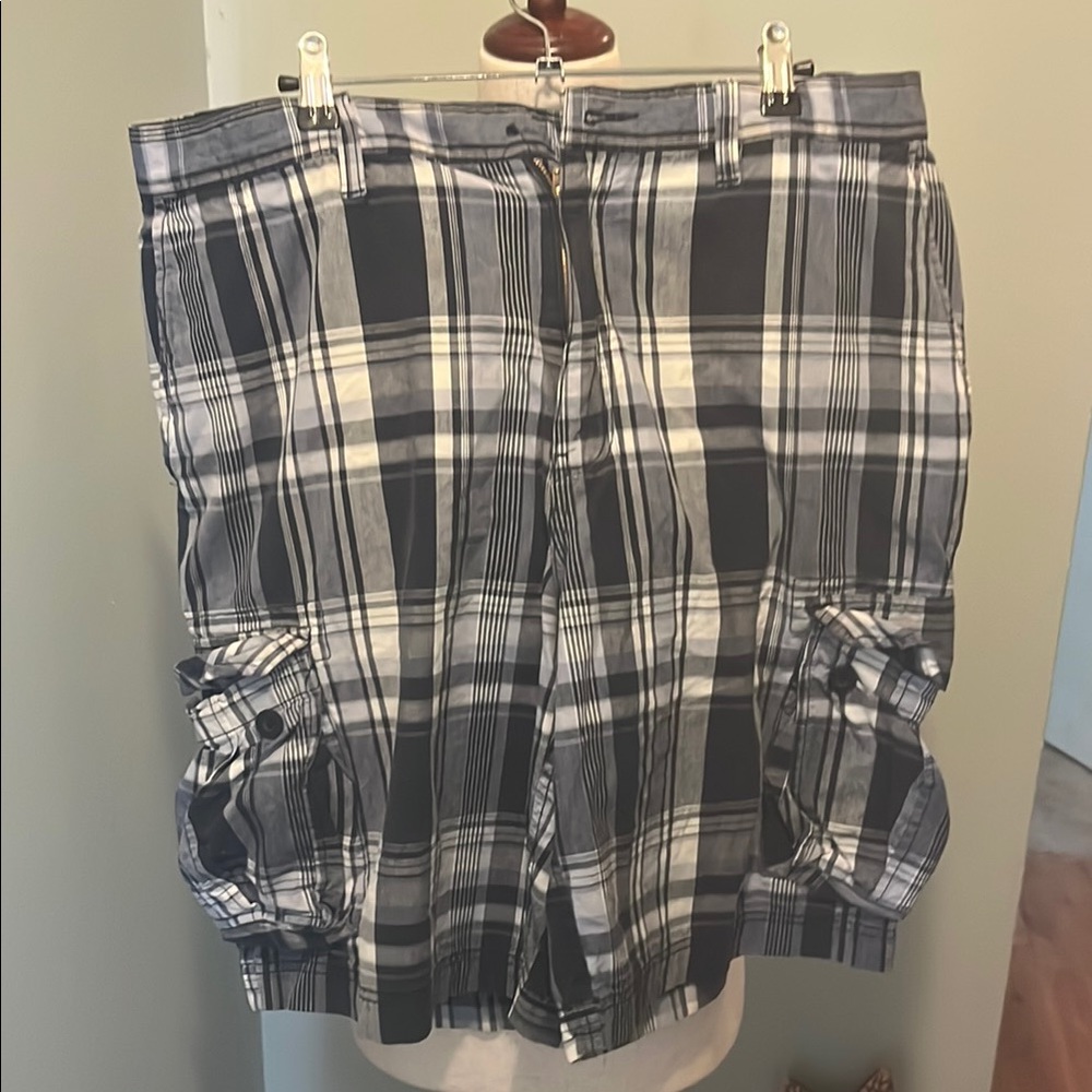 Sonoma Plaid Cargo Shorts